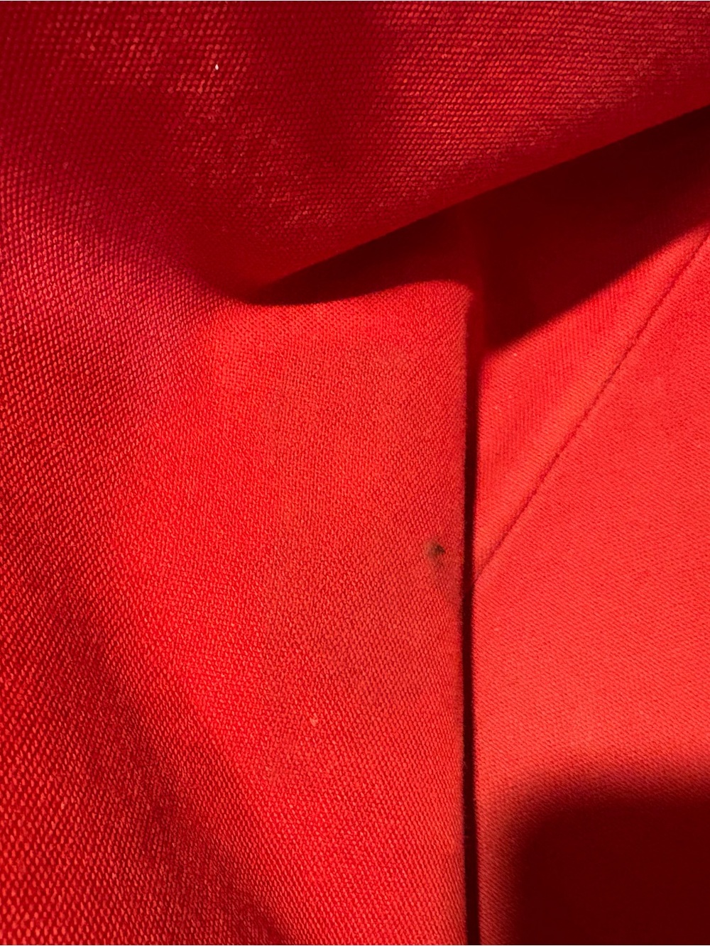 Louis Vuitton Brown Check Tote with Red Interior - Picture 6 of 15